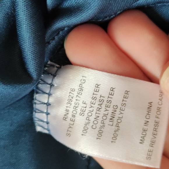 DR2 Blue Paisley Midi Dress - Picture 10 of 10